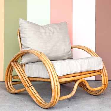 Frankl Style Rattan Pretzel Chair