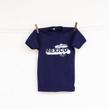 Vintage Mexican Tee Shirt. Kids Tee. 