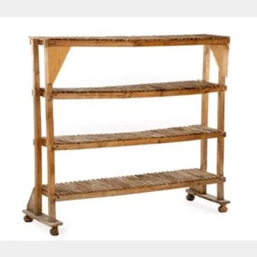 Antique Rustic Baker’s Rack | Etagere | Shelf | Bookcase |Shoe Rack