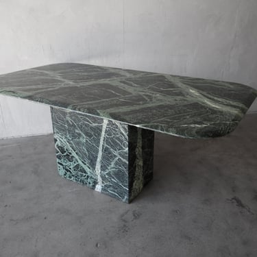Rectangular Verde Green Marble Dining Table 