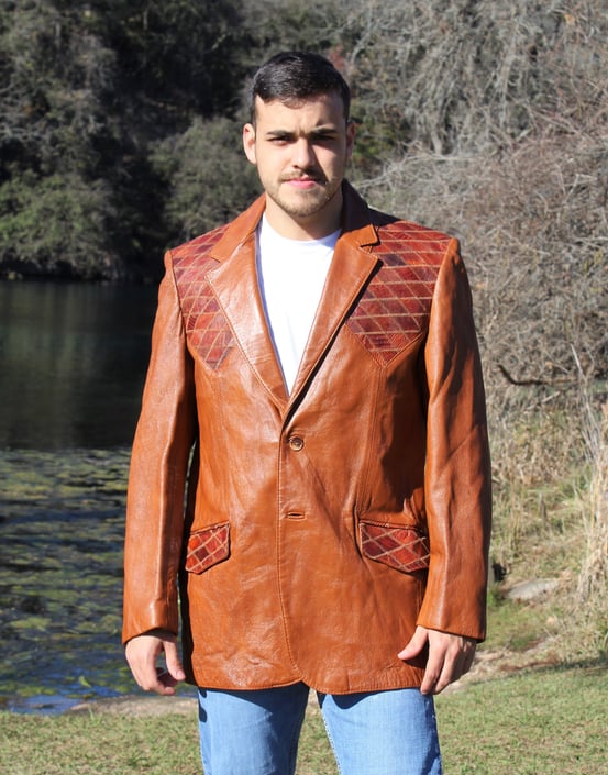 Sold 1960s/1970s Vintage H Bar C Ranchwear Leather Vest