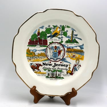 vintage New Jersey souvenir plate. 