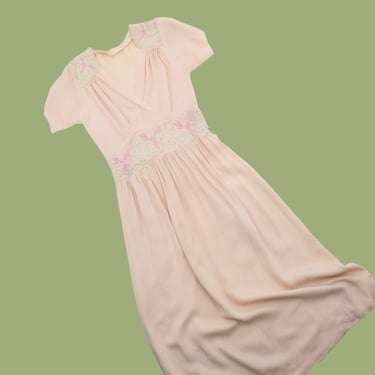 1930s Soft Hearts Club dress 