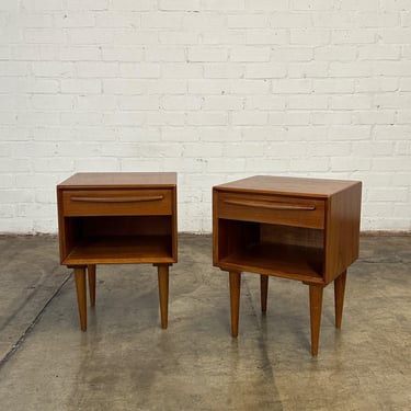 Danish Modern Nightstands - Pair 