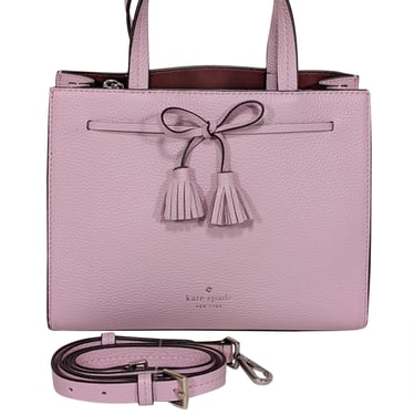 Kate Spade - Lilac Pink Pebbled Leather Satchel Bag