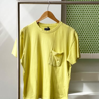 Yellow Pocket Tee