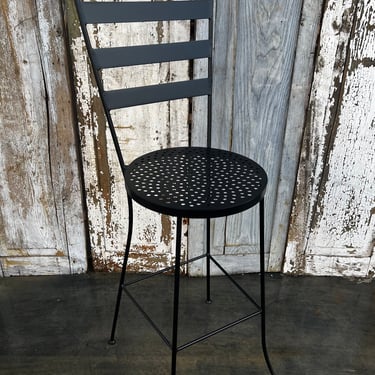 Handmade Wrought Iron Vintage Style Patio Chairs, Patio Bar Stools, Vintage Wrought Iron Patio Furniture, Outdoor Patio Chairs 