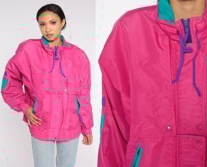 Prada Sport pink nylon convertible jacket — JAMES VELORIA