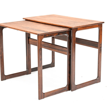 Danish Mid-Century Rosewood Nesting Tables