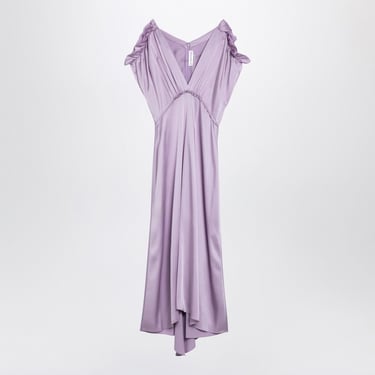 Victoria Beckham Petunia-Coloured Midi Dress With Ruffles Women