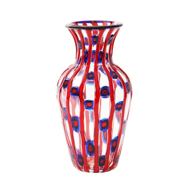Anzolo Fuga "Transennati" Vase With Unique Variation 1962 - SOLD