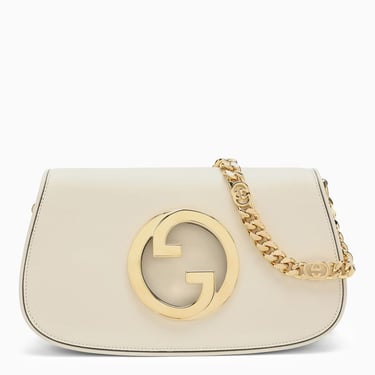 Gucci White Leather Blondie Bag Women