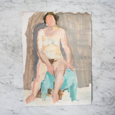 Seated Nude Painting