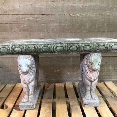 Lion Garden Bench (Tacoma)