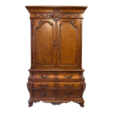 Thomasville Chateau Provence Carved French Armoire 