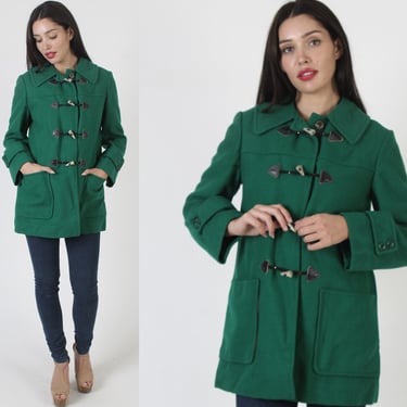 Kelly green womens pea coat best sale