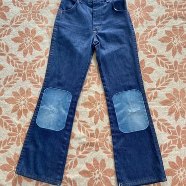 Vintage 70s Kids Wrangler Bell Bottom Flared Jeans by TimeBa