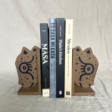 Brown Tiger Bookends