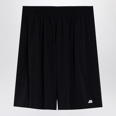 Balenciaga Black Nylon Short Activewear Stretch Men