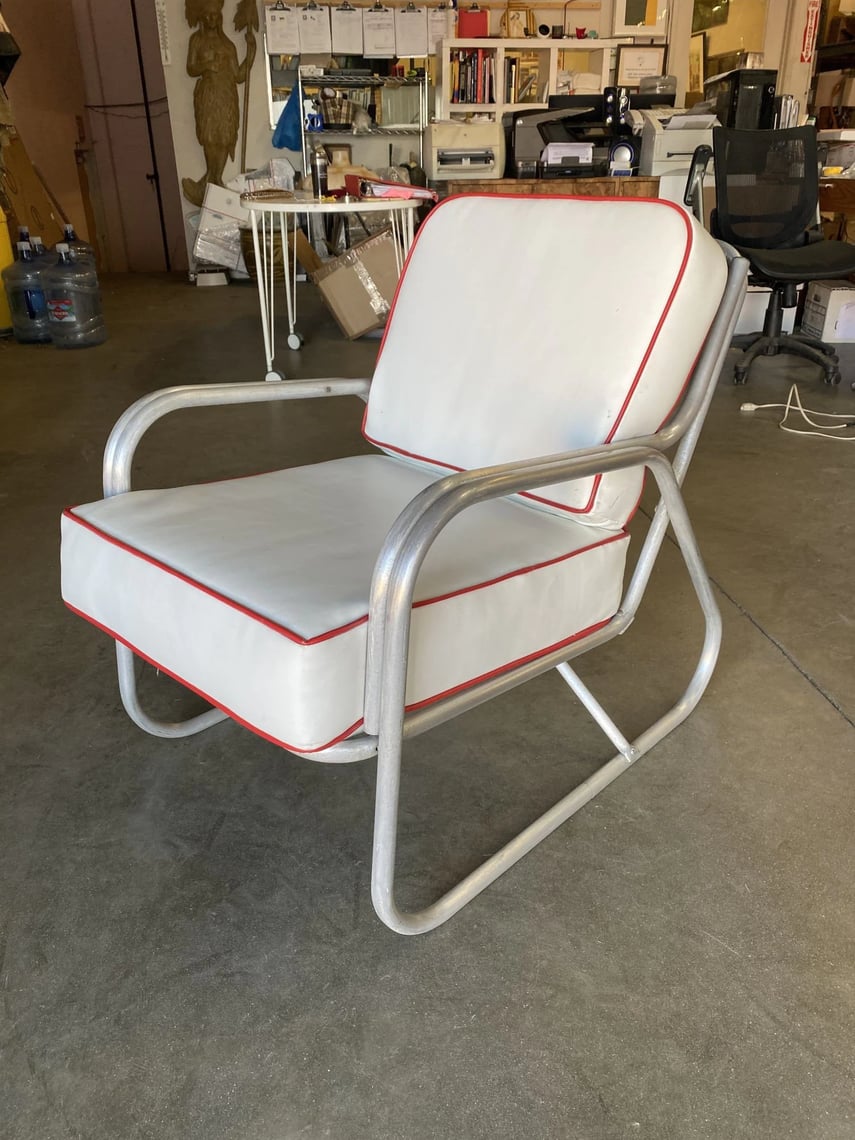Aluminum Patio/Outdoor Slider Lounge Chair With Speed Arm Harvey's on