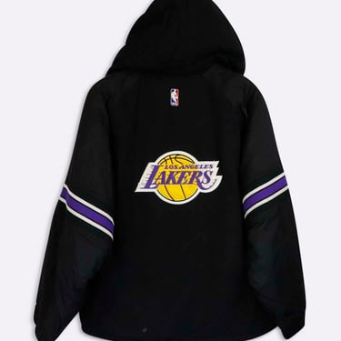 Vintage Starter NBA Los Angeles Lakers Quarter Zip Up Jacket Sz XL