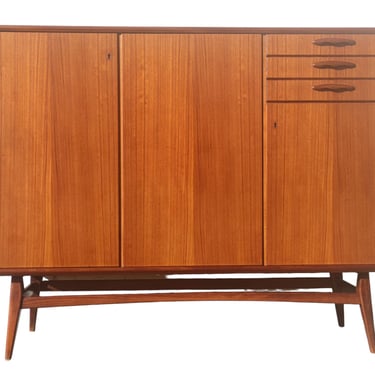 Mid Century Danish Modern Large Teak Cabinet 