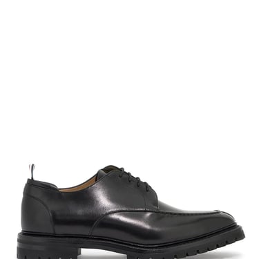 Thom Browne Derby Apron Stitch In Pelle Liscia Men