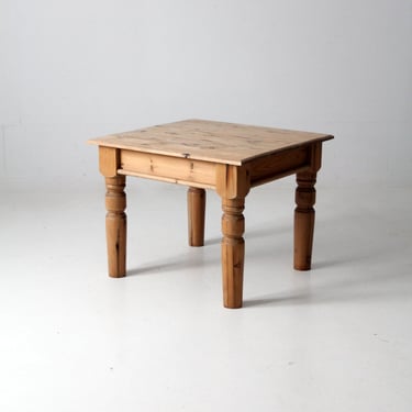 antique wooden end table or coffee table 