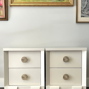 AVAILABLE - Nightstands / Creamy White Nightstands 