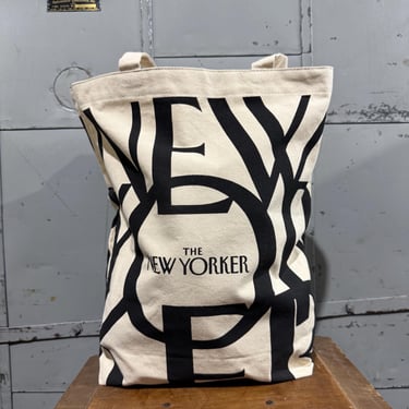 Vintage 90’s  the new yorker magazine art Cotton Tote Bag Book 