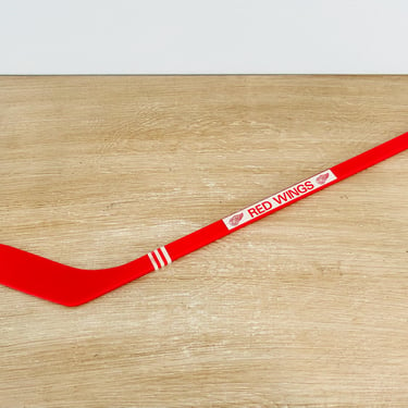 Vintage Detroit Red Wings Mini Plastic Souvenir Hockey Stick 