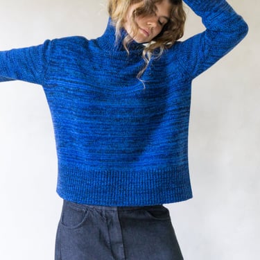 Freddie Sweater in Blue Melange