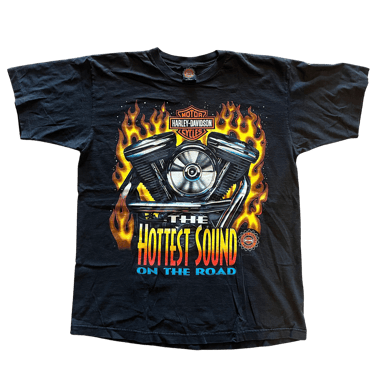 Vintage Harley-Davidson "Hottest Sound on the Road" T-Shirt 1996