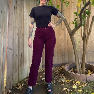 Vintage 1990’s Burgundy Corduroy Pants 