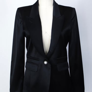 Smythe Satin Tuxedo Blazer