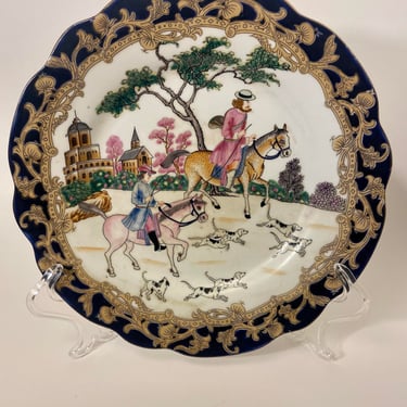 Hand Painted Chinese Decorative export Porcelain Plate 