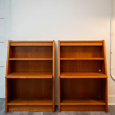 Pair of Teak Nightstands