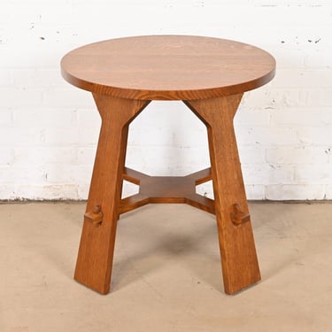 Stickley Mission Oak Arts & Crafts Lamp Table or Occasional Side Table