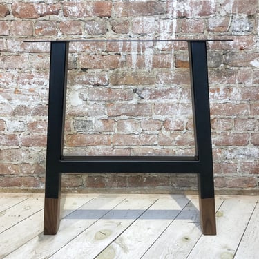 A style Table Legs Steel and Wood 