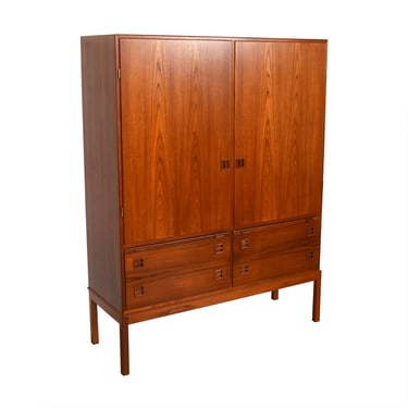 Hard-to-Come-By Danish Modern Armoire in Teak by Arne Vodder