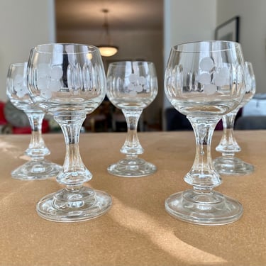 Grapeleaf Cordial Glassware - Set of 5 