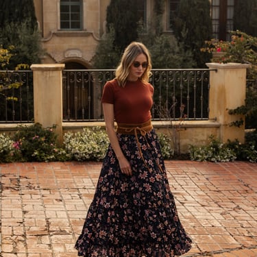 Liberty Flower Maxi-Skirt 