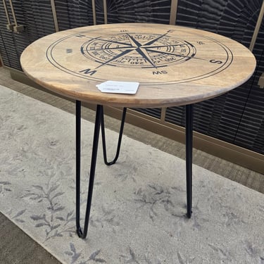 Compass End Table