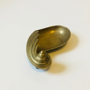 Vintage Brass Shell Tray 