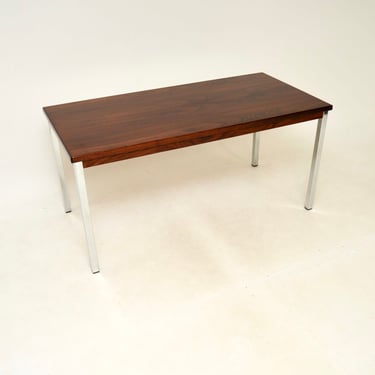 Vintage Midcentury Rosewood and Chrome Desk