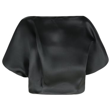 Khaite 'Niles' Black Silk Top Women