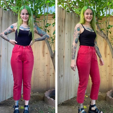 Vintage 1990’s Faded Red Jeans 