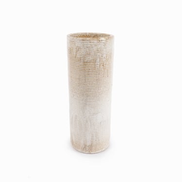 1970s Crate & Barrel Ceramic Vase Cylinder 4015 