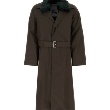 Burberry Man Mud Cotton Lambeth Trench Coat