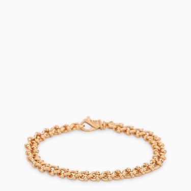 Emanuele Bicocchi Essential Knots Bracelet In 925 Gold-Plated Silver Men